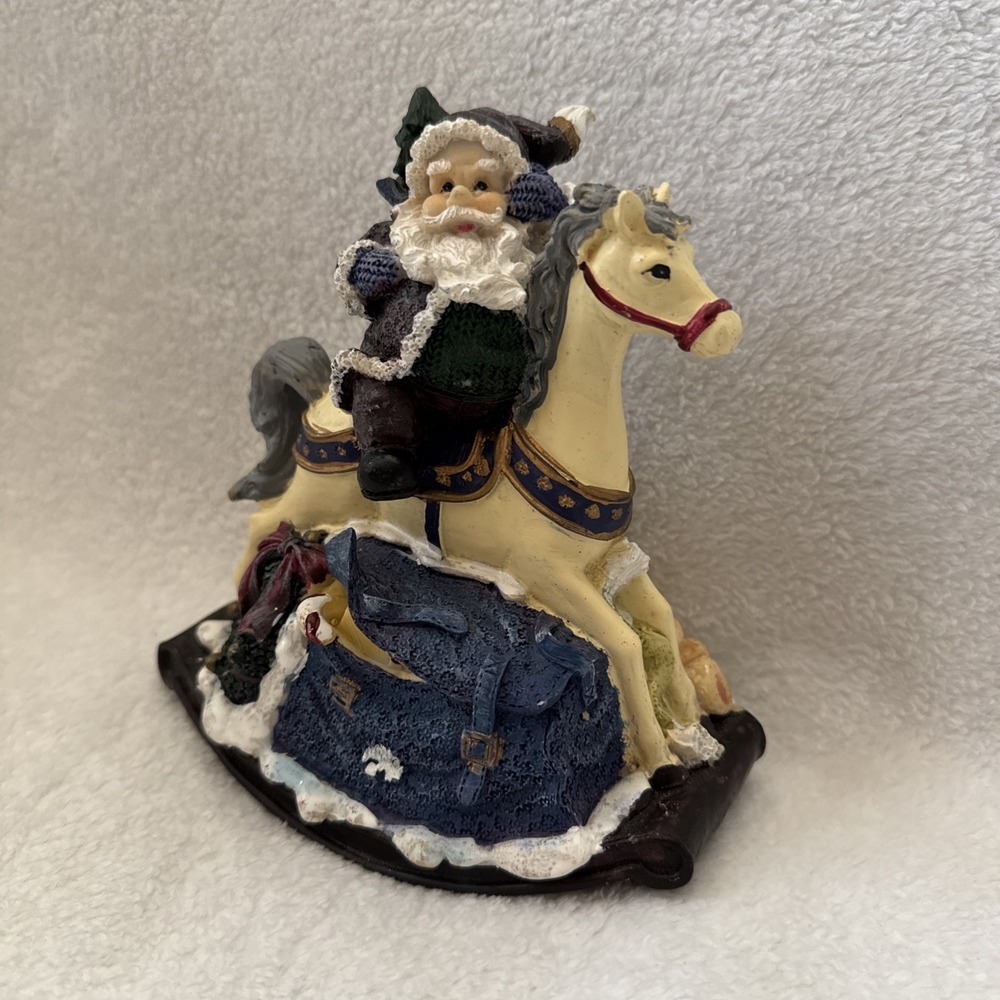 Vintage‎ Santa Clause Collectible Music Box Rocking Motion
